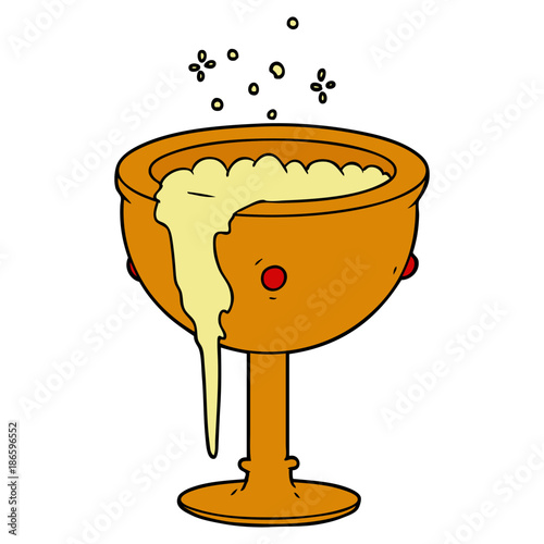 cartoon magic goblet
