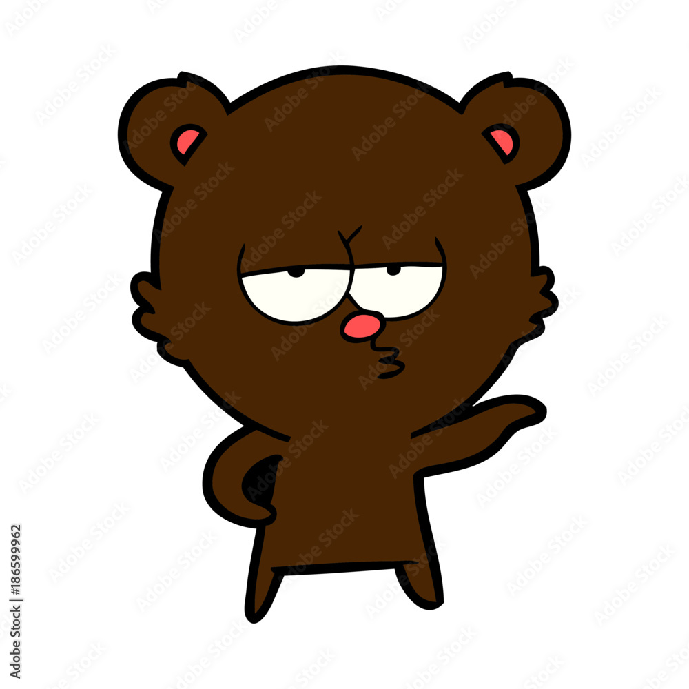 Obraz premium bear cartoon character