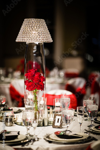 Red Centerpieces