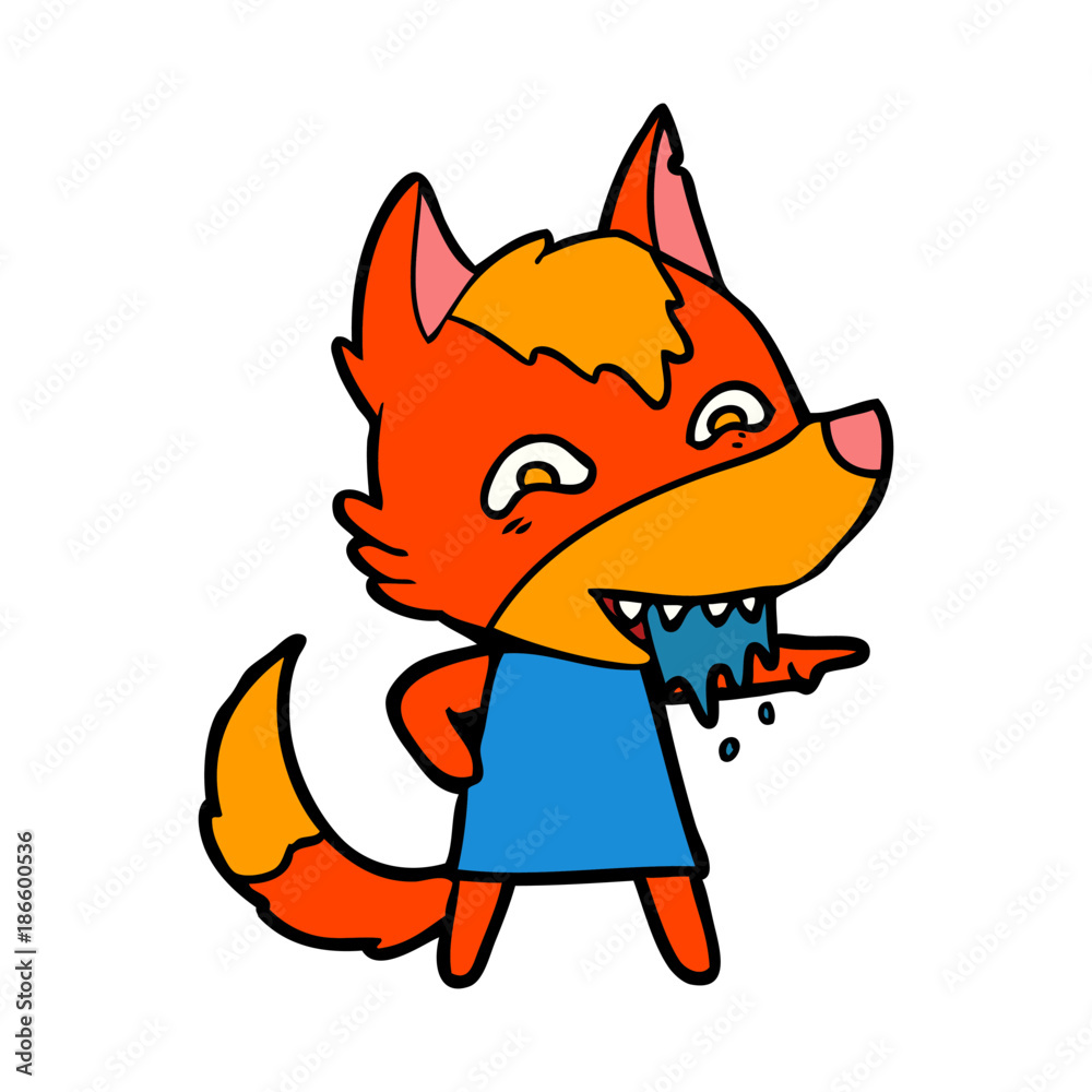 fox cartoon character