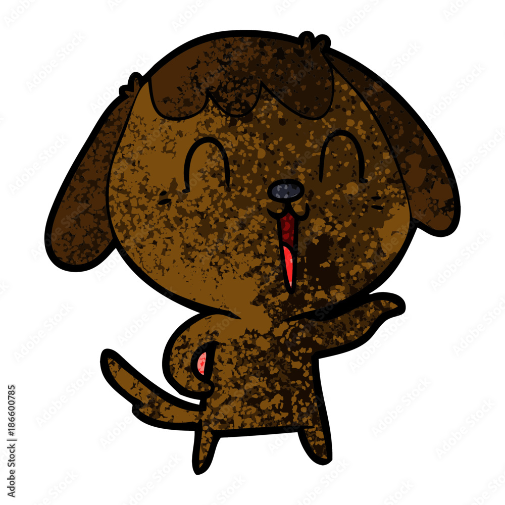 Obraz premium cartoon dog