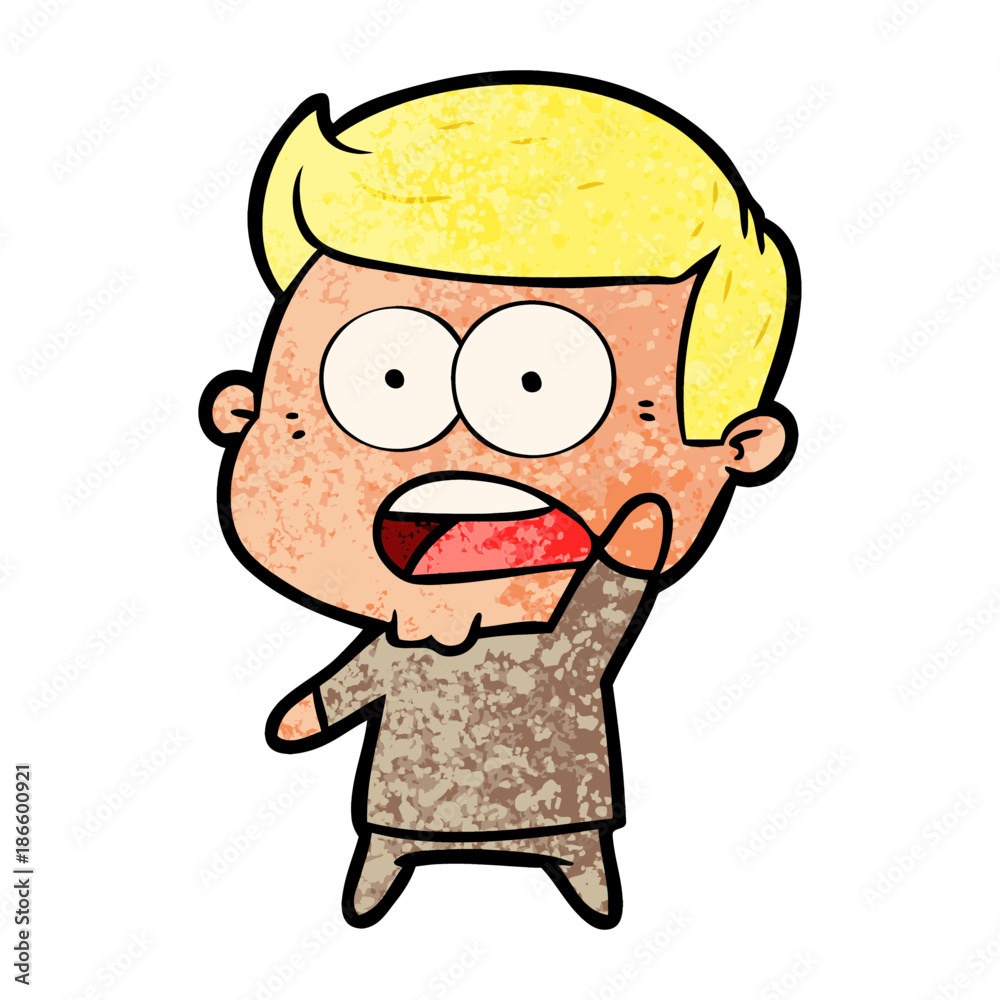 cartoon shocked man cartoon shocked man