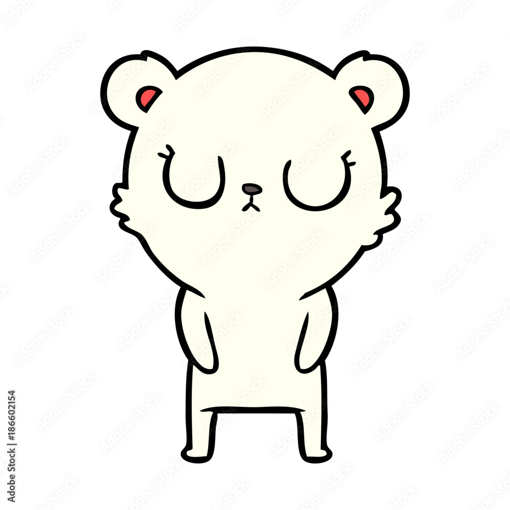 polar bear cartoon