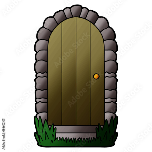 cartoon doorway
