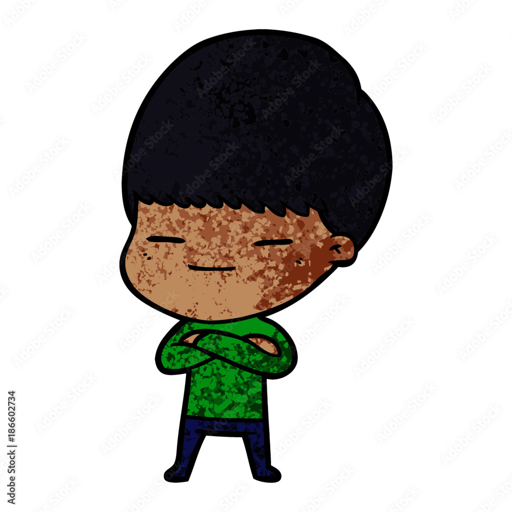 cartoon smug boy cartoon smug boy