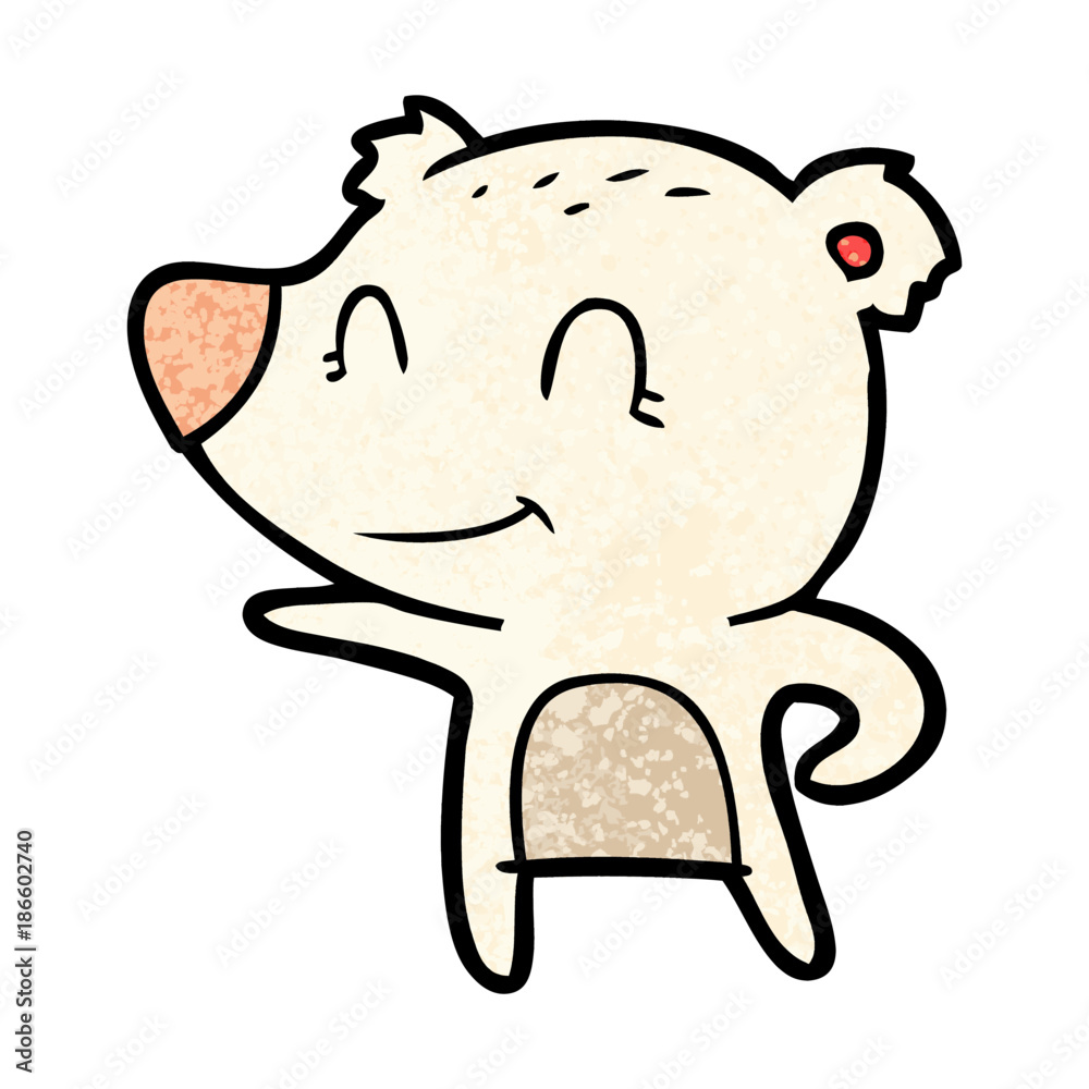 Obraz premium polar bear cartoon