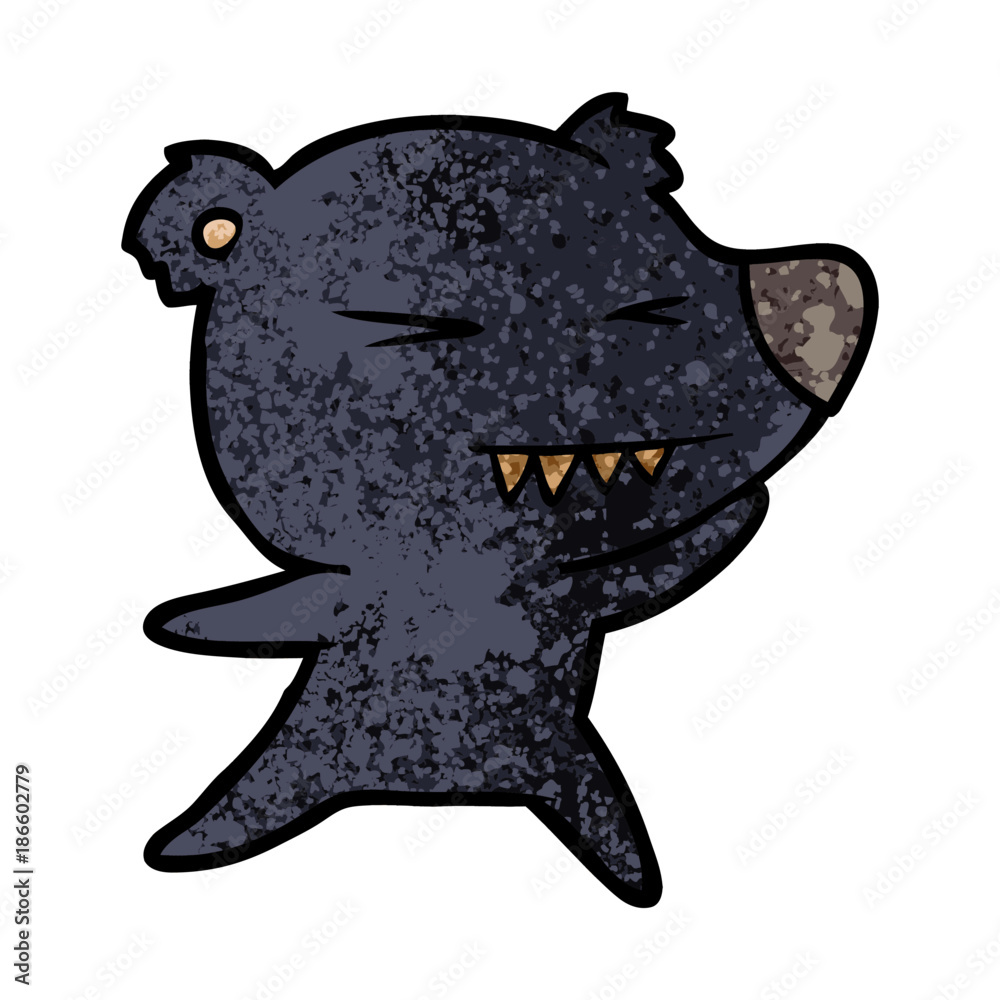 Fototapeta premium bear cartoon character