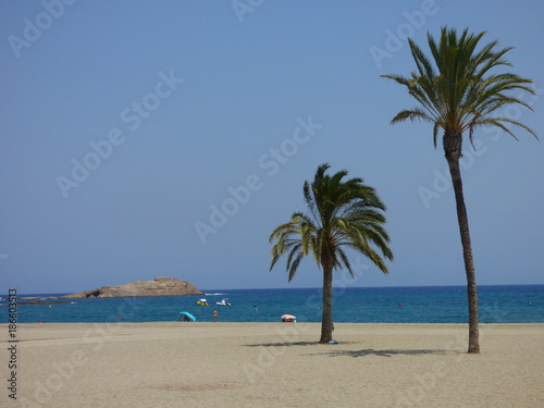 Fototapeta Naklejka Na Ścianę i Meble -  Carboneras, localidad costera de Cabo de Gata Almería (Andalucía,España) 
