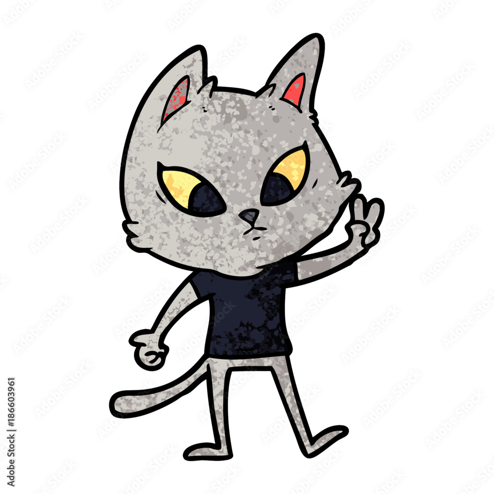 confused cartoon cat confused cartoon cat