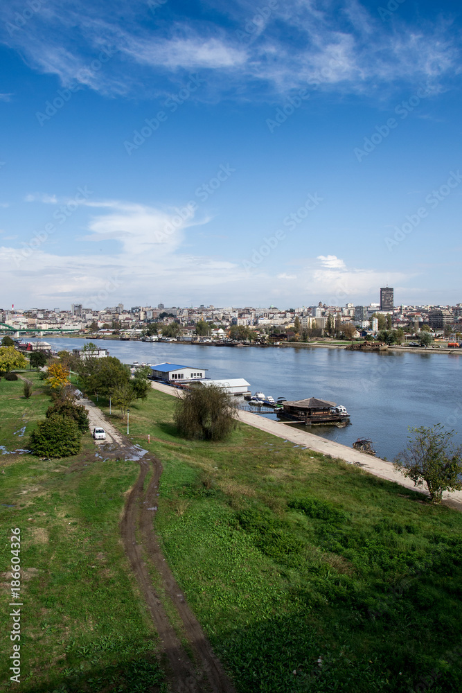 Belgrade, Serbia October 16, 2014: Panorama of Belgrade