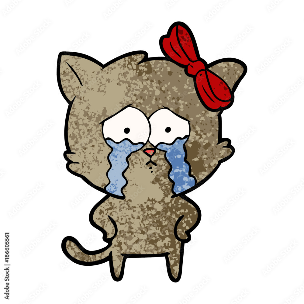 Obraz premium cartoon cat