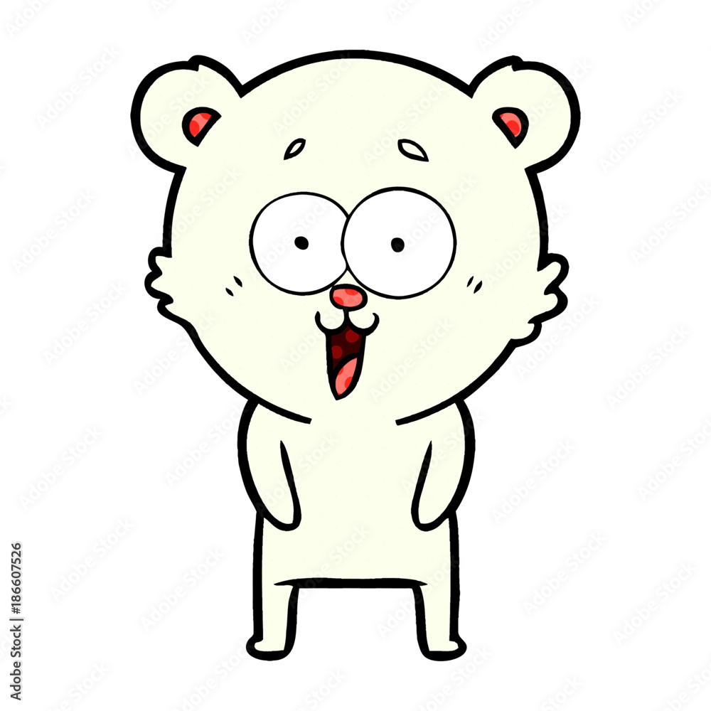 Fototapeta premium polar bear cartoon