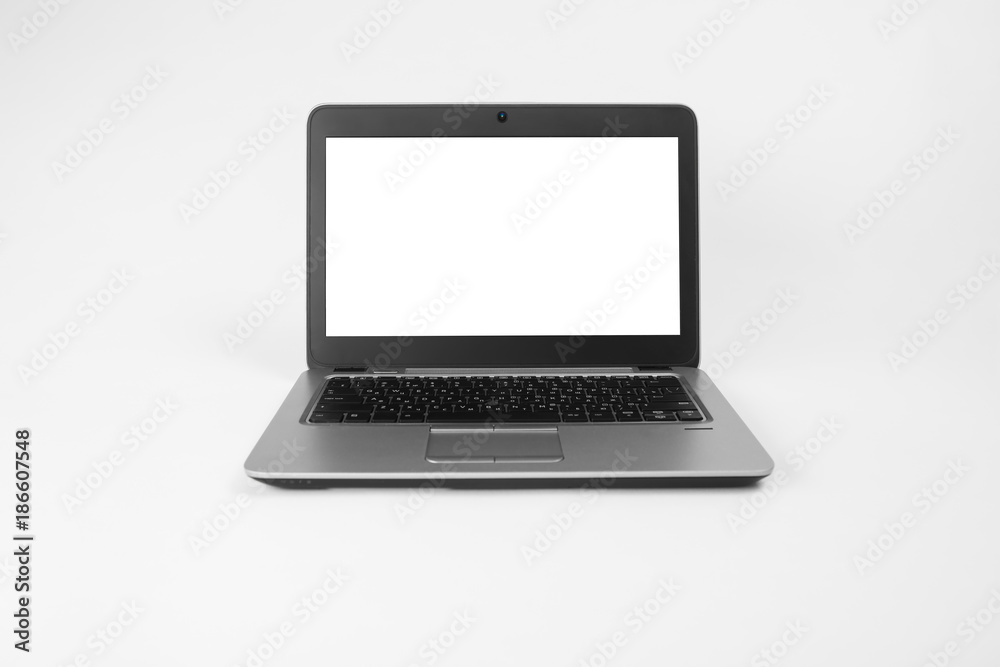 modern notebook computer isolated on white background modern notebook computer isolated on white background