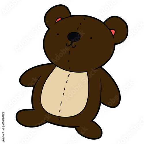 cartoon stuffed toy bear