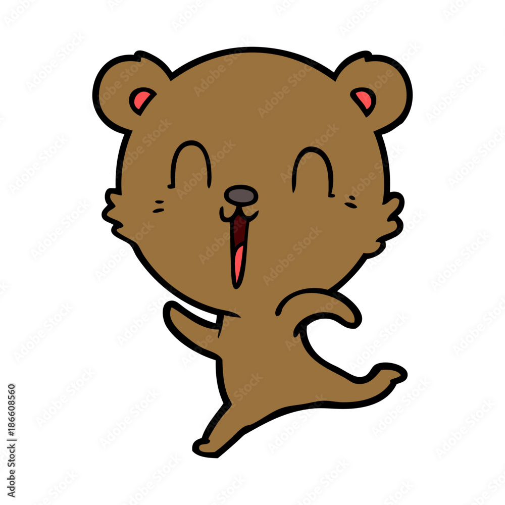 Fototapeta premium bear cartoon character