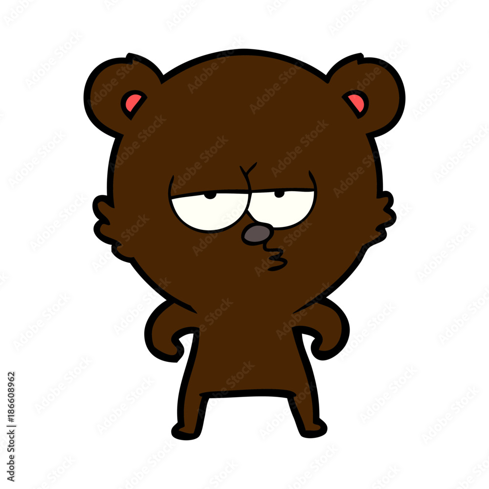 Fototapeta premium bear cartoon character