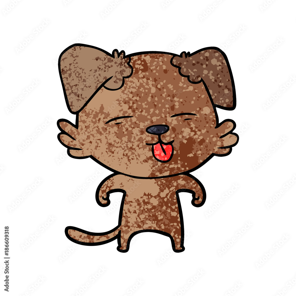 cartoon dog sticking out tongue cartoon dog sticking out tongue