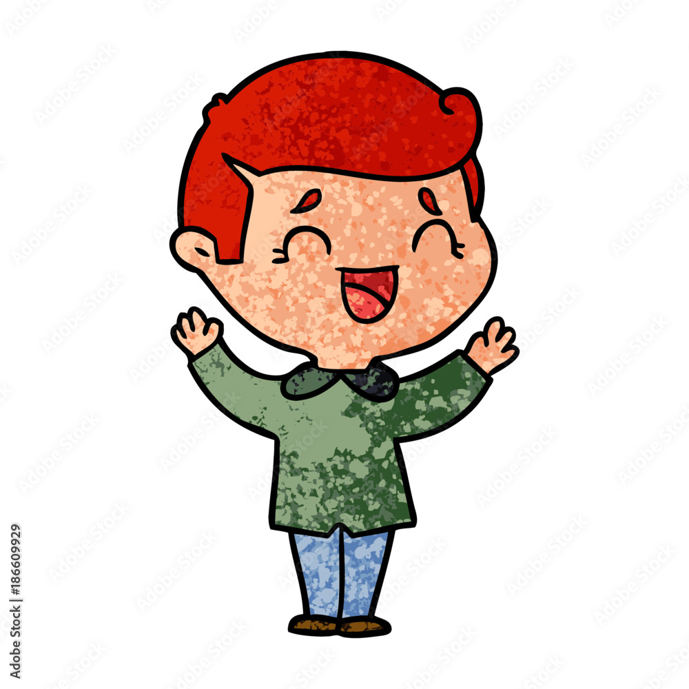 cartoon laughing man cartoon laughing man