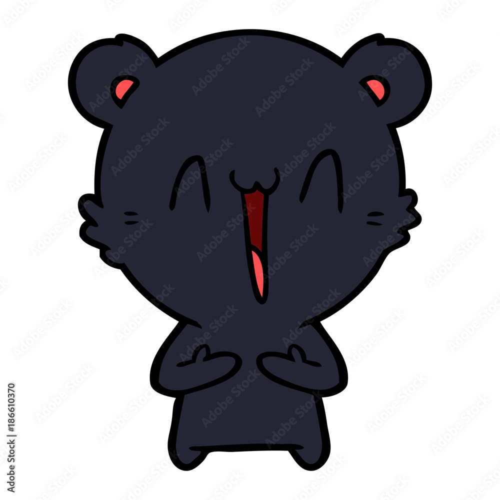Obraz premium bear cartoon character