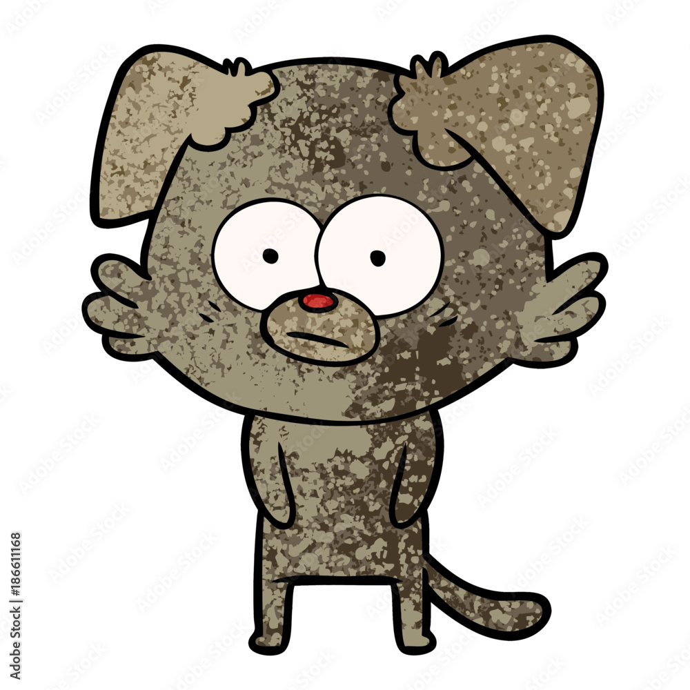 nervous dog cartoon nervous dog cartoon