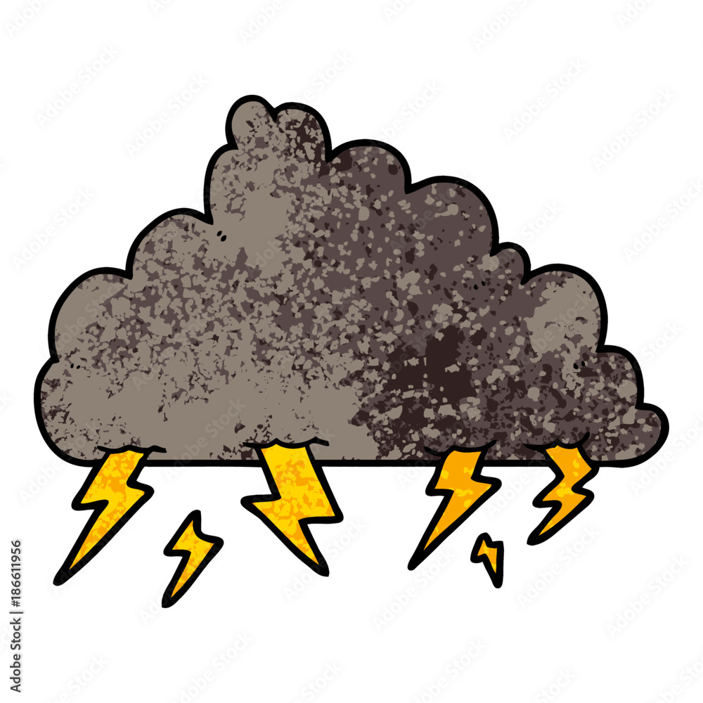 cartoon thundercloud cartoon thundercloud