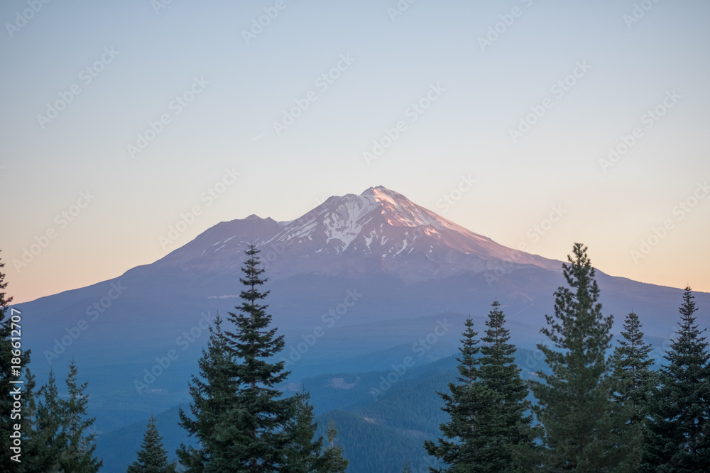 Mt Rainier at twilight