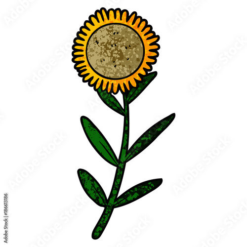 cartoon sunflower