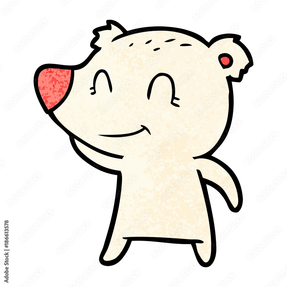 Fototapeta premium polar bear cartoon