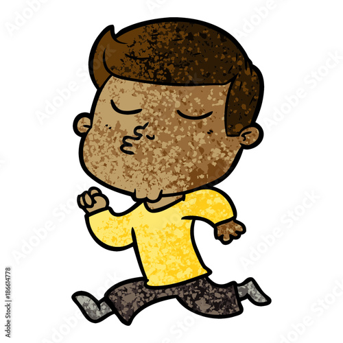 cartoon model guy pouting