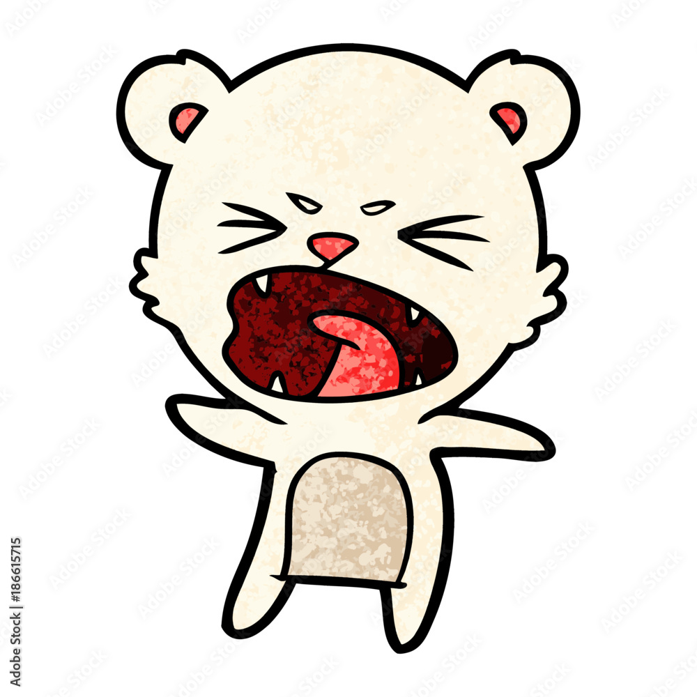 Obraz premium polar bear cartoon