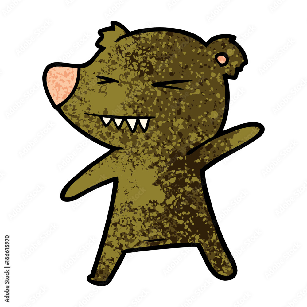 Obraz premium bear cartoon character