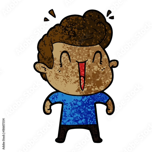 excited man cartoon