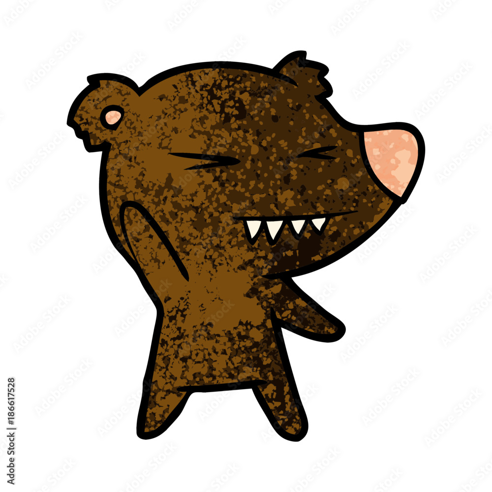Obraz premium bear cartoon character