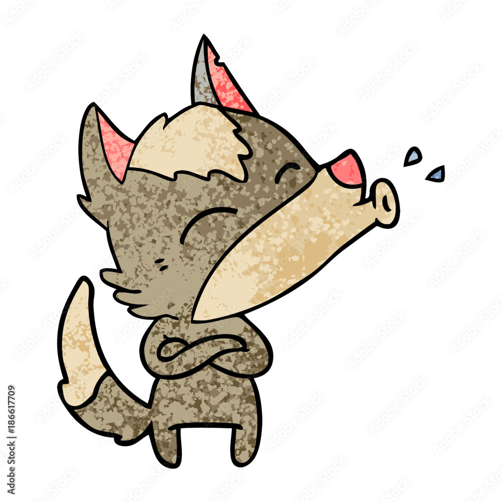 howling wolf cartoon howling wolf cartoon