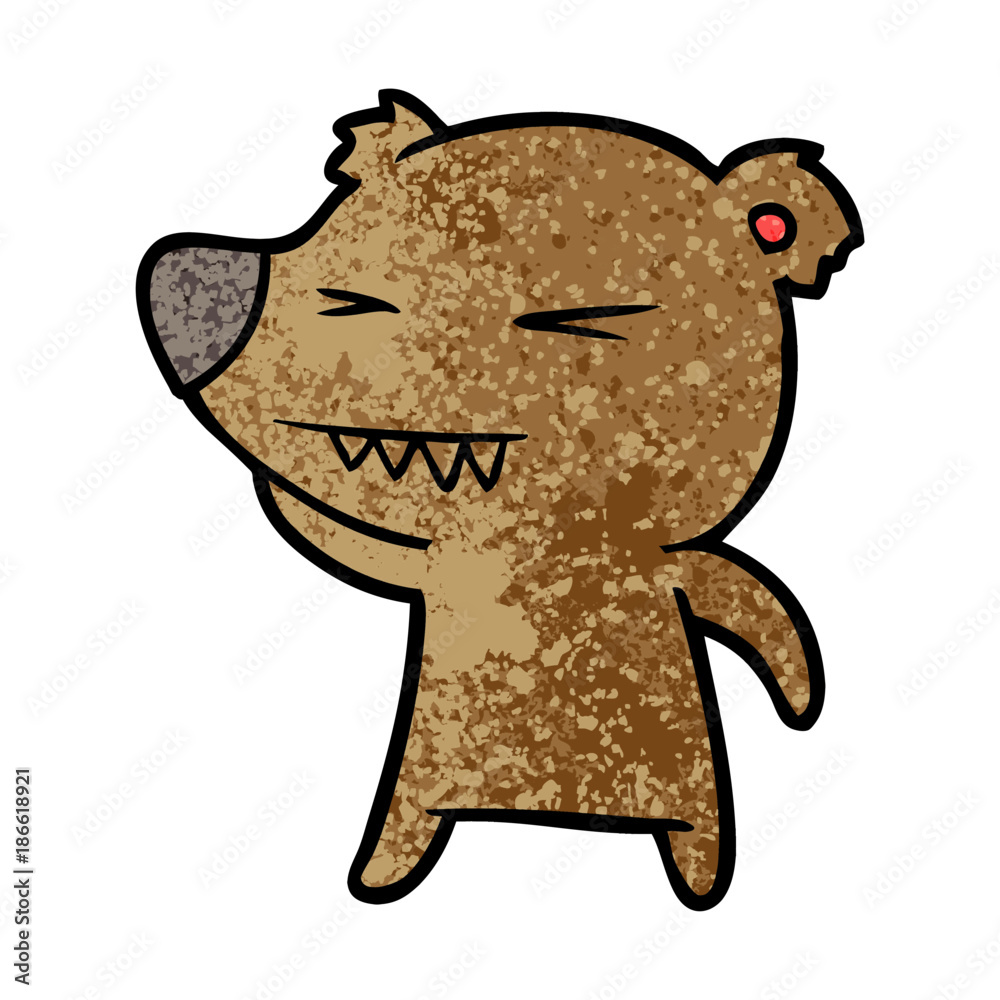 Obraz premium bear cartoon character