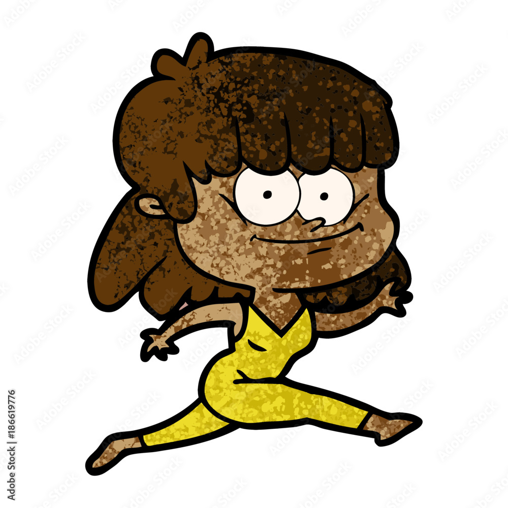 cartoon girl smiling cartoon girl smiling