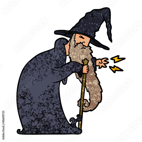 cartoon wizard