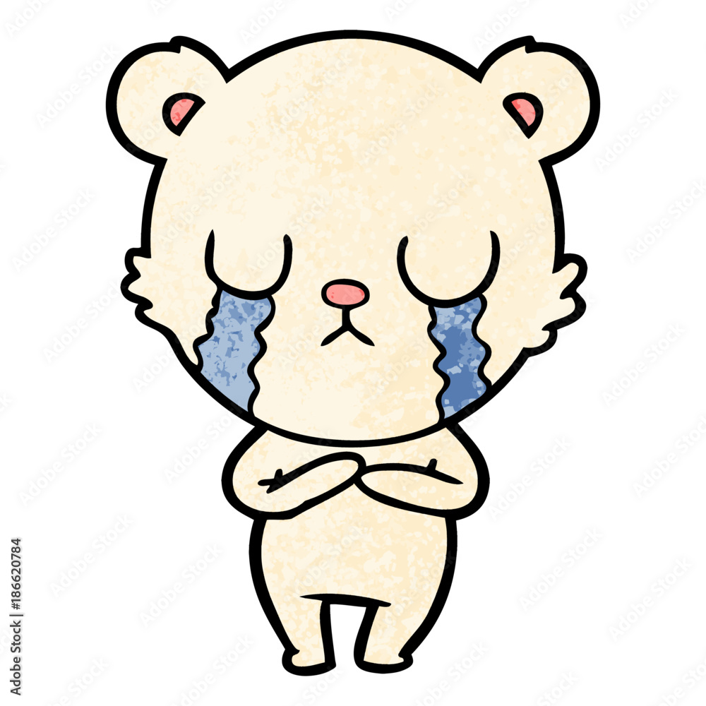 crying polar bear cartoon crying polar bear cartoon