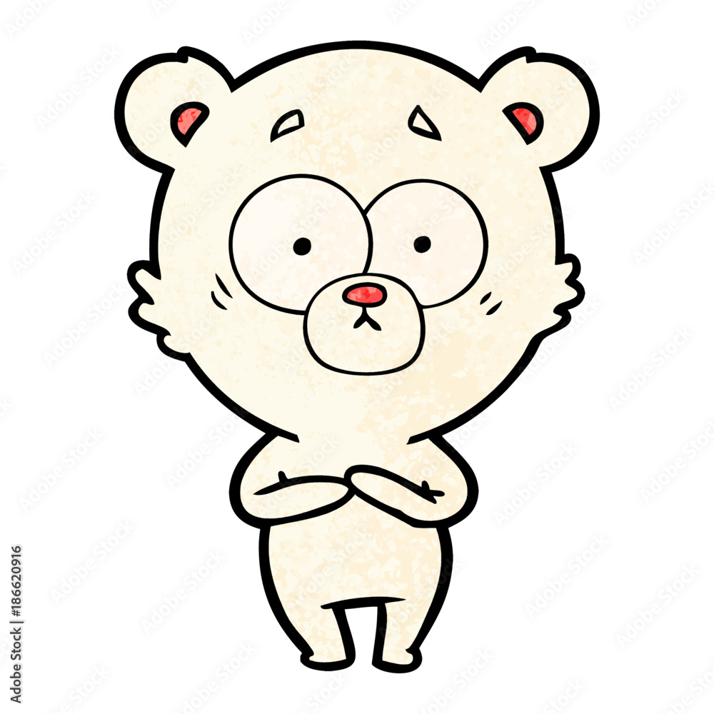 Fototapeta premium polar bear cartoon