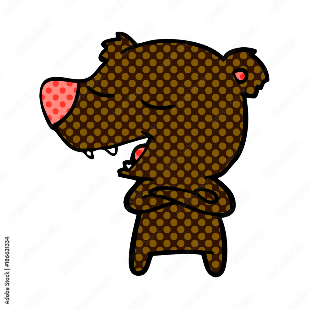 Obraz premium bear cartoon character