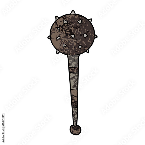 cartoon medieval mace