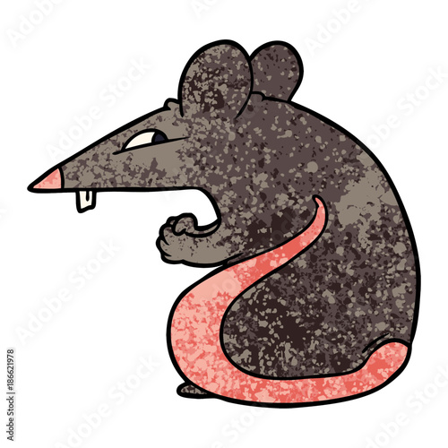 sly cartoon rat