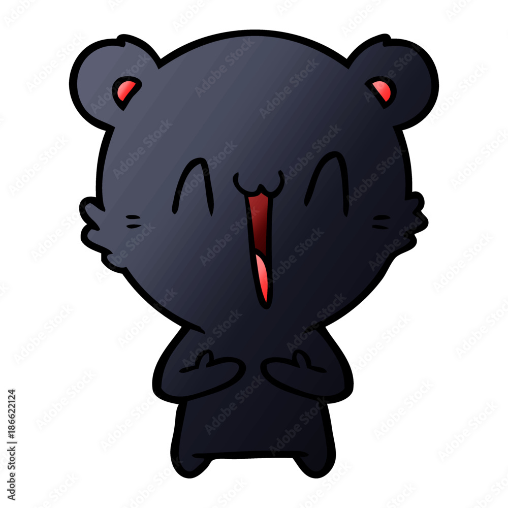 Obraz premium bear cartoon character