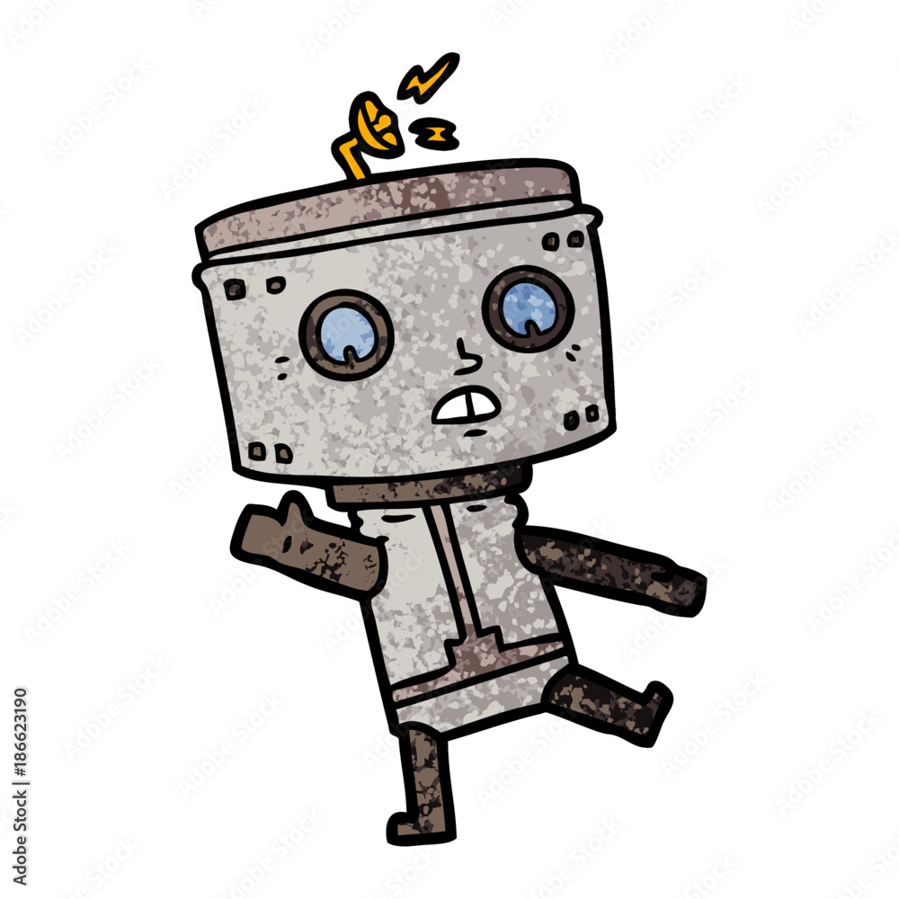 cartoon robot cartoon robot
