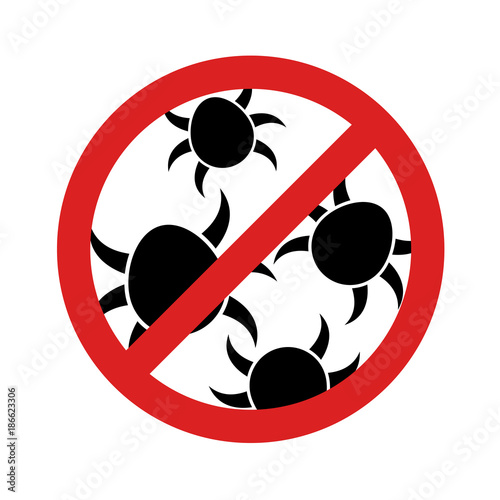 Tick insect symbol