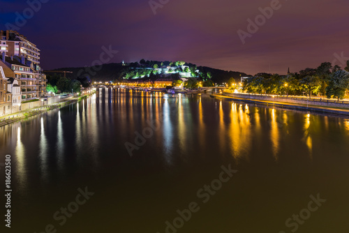 River Meuse through Namur  Belgium
