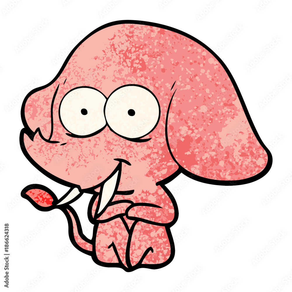 happy cartoon elephant happy cartoon elephant