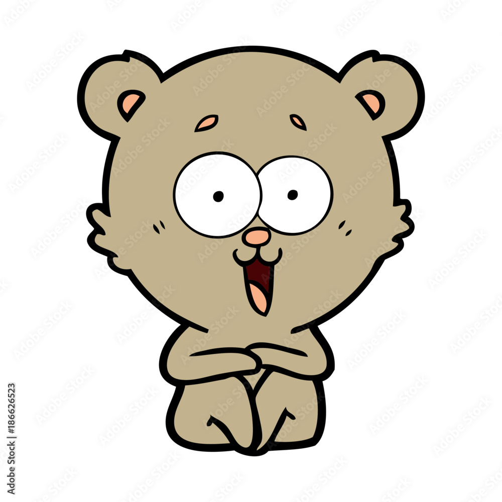 Fototapeta premium bear cartoon character