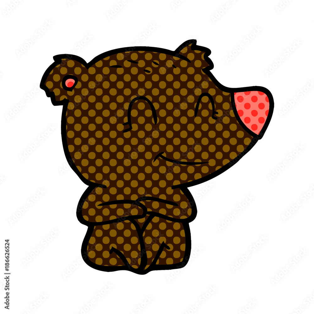 Obraz premium bear cartoon character