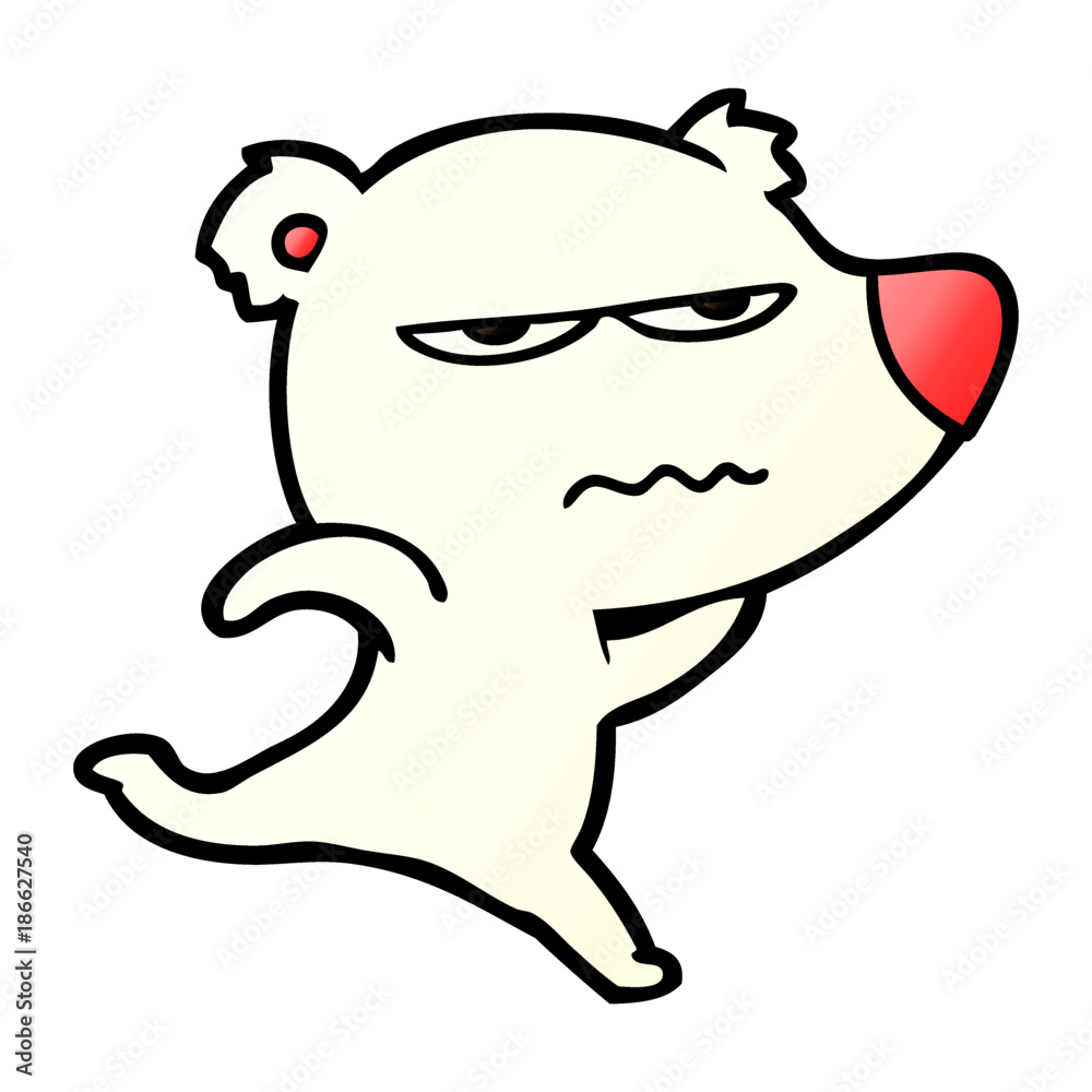 Obraz premium polar bear cartoon